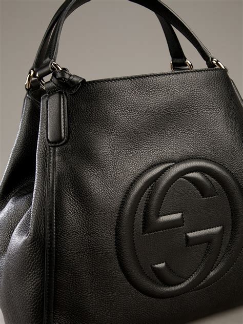 gucci soho large tote black|Gucci soho tote medium.